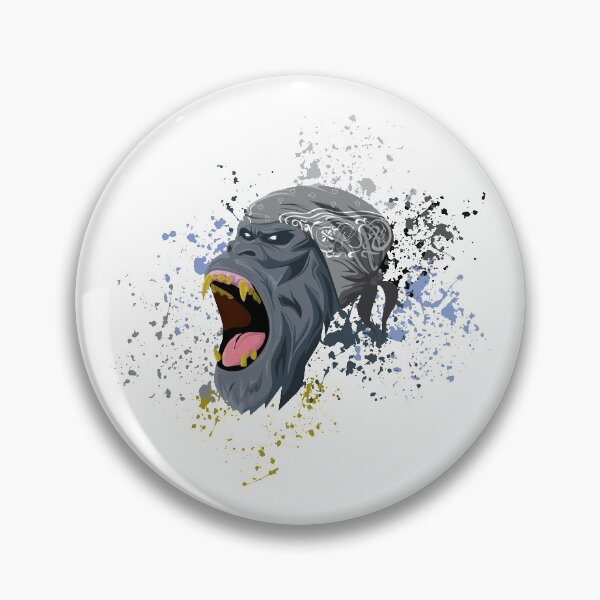 Item preview, Silver Bandana Gorilla Splatter  designed and sold by FORMA-DREAMS.