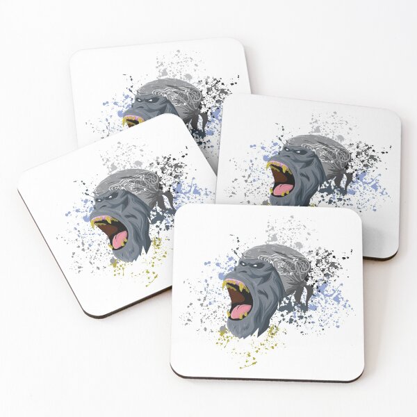 Item preview, Silver Bandana Gorilla Splatter  designed and sold by FORMA-DREAMS.