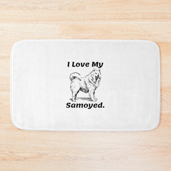 Item preview, I Love My Samoyed designed and sold by NiftyTees.