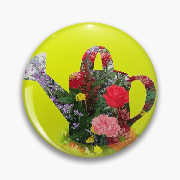Item preview, Watering Can with Flowers designed and sold by AliCatOriginals.