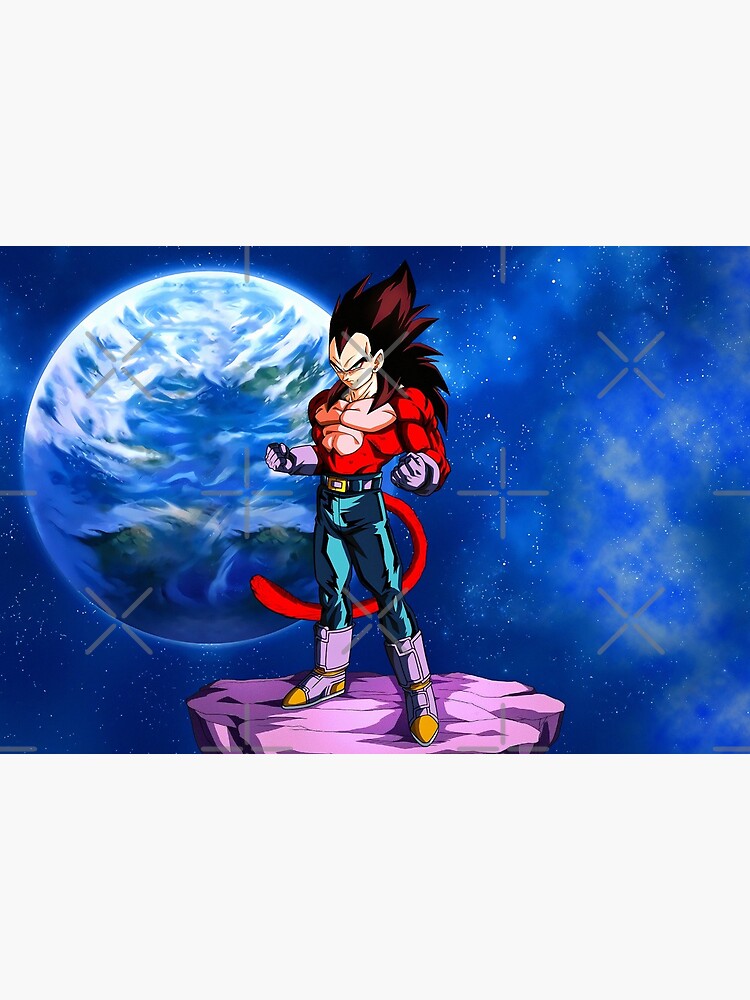 Goku SSJ4 Vegeta SSJ4 DBGT Mounted Print for Sale by Anime and More