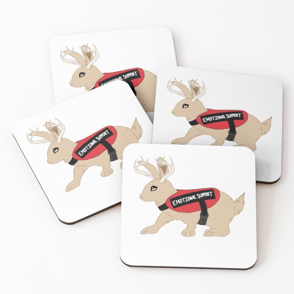 Item preview, Emotional Support Jackalope designed and sold by officialghosty.