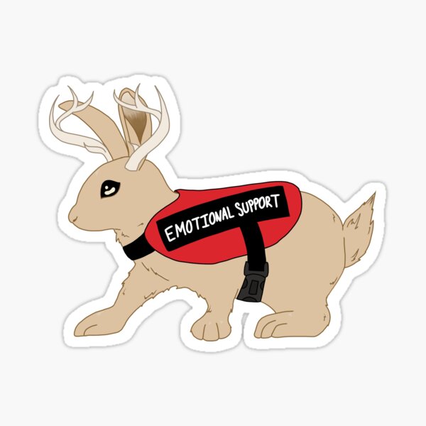 Emotional Support Stanley Please Do Not Pet Sticker – AceThePitmatianCo