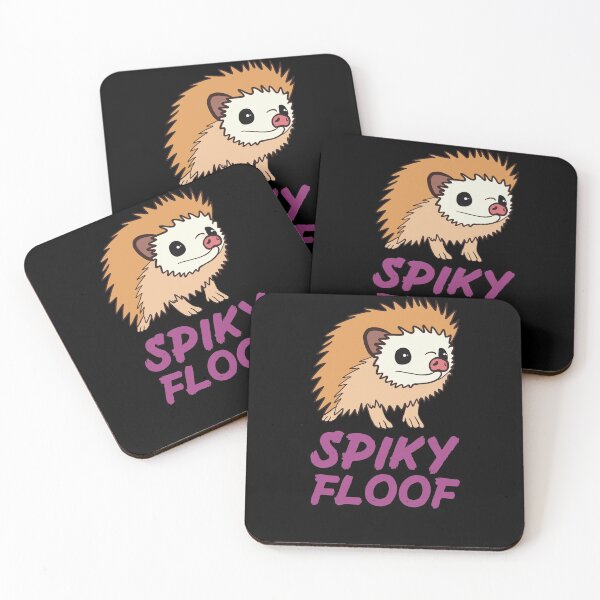 Artikelvorschau, Lila stacheliger Floof Lustiger niedlicher Igel für Igel-Liebhaber entworfen und verkauft von Mochi-Merch.