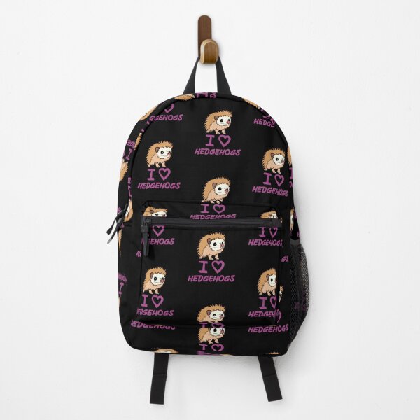 Artikelvorschau, Lila I Love Igel für Igelliebhaber entworfen und verkauft von Mochi-Merch.