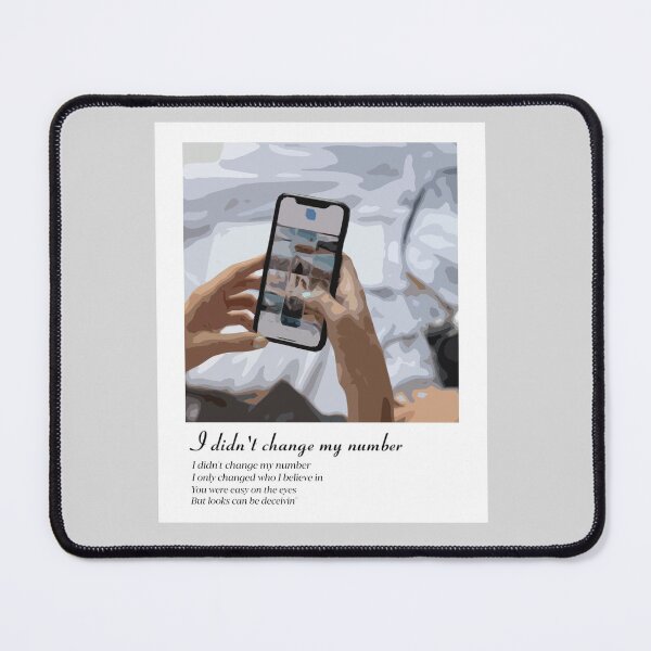 Item preview, I didn't change my number - Billie Eilish designed and sold by nd-creates.