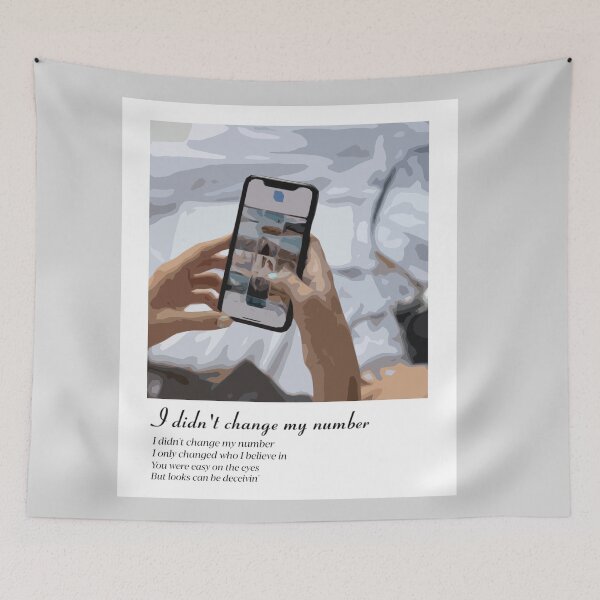 Item preview, I didn't change my number - Billie Eilish designed and sold by nd-creates.