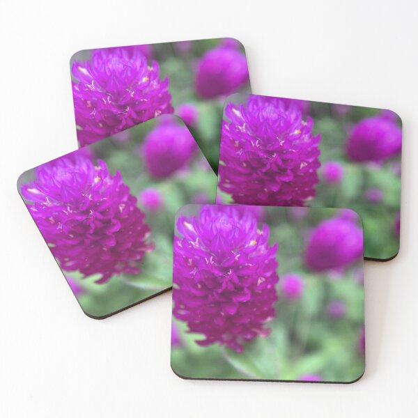 Item preview, Purple Globe Amaranth Flowers designed and sold by Sinemathk.