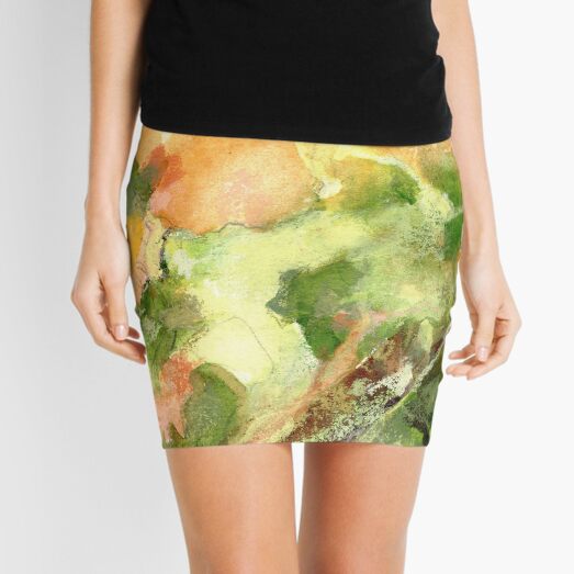 Leaves & Light Mini Skirt