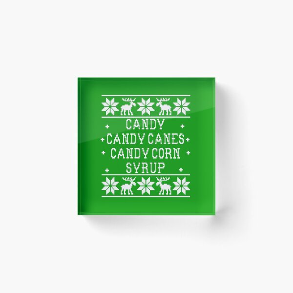 Item preview, Four Main Elf Food Groups - Candy, Candy Canes, Candy Corn, Syryp designed and sold by Christmas-Tees.