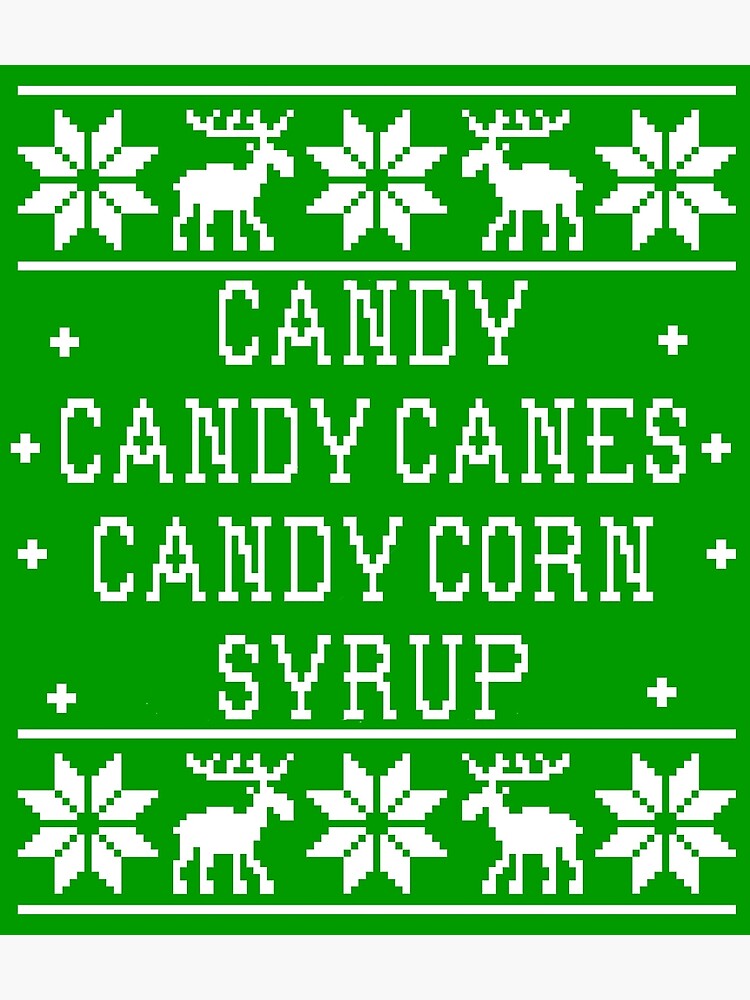 Elf Movie - Mug - 4 main food groups - Candy Canes, Candy Corn