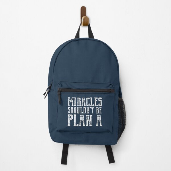 Item preview, Plain truth: Miracles shouldn't be Plan A (white text) designed and sold by Ofeefee.
