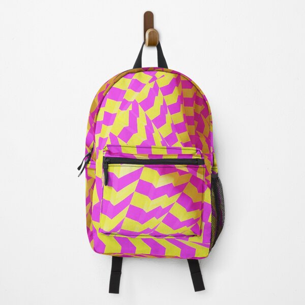 Item preview, Wormhole Pink Yellow Checks Optical Illusion designed and sold by bradm50.