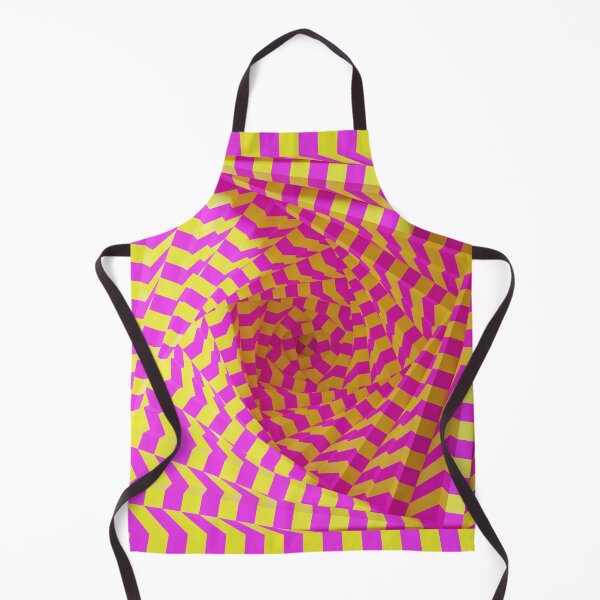 Item preview, Wormhole Pink Yellow Checks Optical Illusion designed and sold by bradm50.