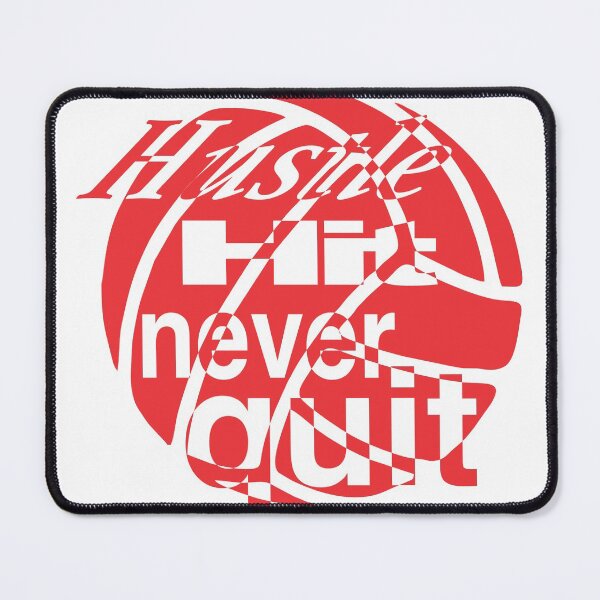 Item preview, Hustle Hit Never Quit Volleyball - Red designed and sold by Melissa Perhamus.