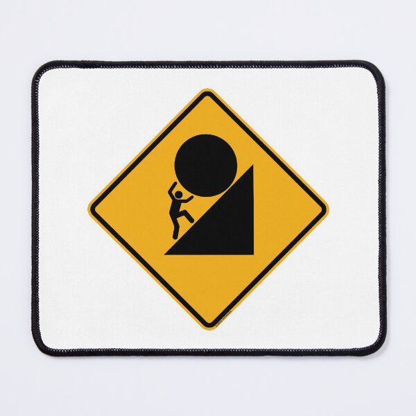 Item preview, Men At Work Sysiphus Universal Symbol for Futility bu CH3Media designed and sold by CH3Media.