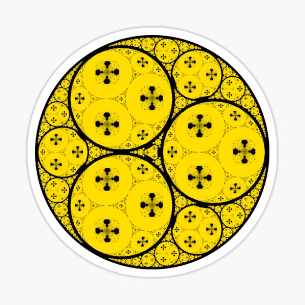 Artikel-Vorschau von Apollonischer Dichtung Fractal 003, designt und verkauft von Rupert Russell.