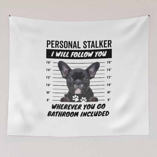 Item preview, Personal Stalker French Bulldog – Frenchie designed and sold by More Cute Dogs.
