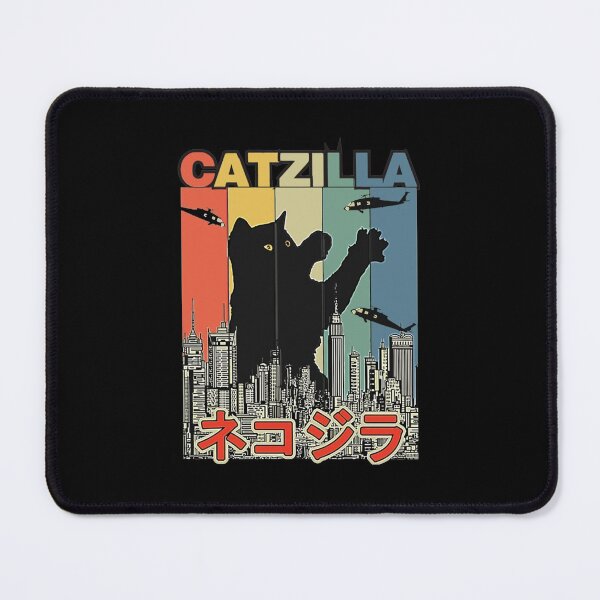 Item preview, Catzilla Japanese Funny Retro Catzilla designed and sold by JindrichMartin.