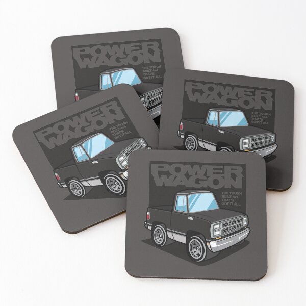 Item preview, Black - Power Wagon (1980 - White-Based) designed and sold by Justin Ellis.