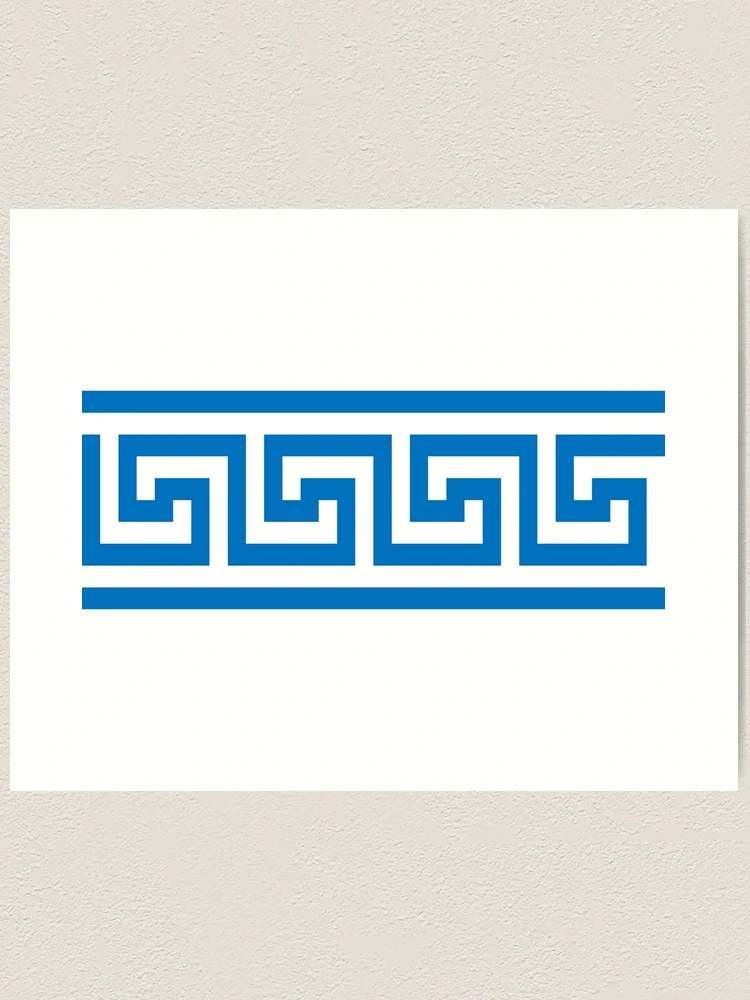 greek-key-pattern-design-white-and-blue-blues-blue-jackets-blue-wall-light-blue-greek-statue-greek-goddesses-greek-myths-greek-goddess-greece-flag-blue-and-white-art-print-for-sale-by-bubbley2021-redbubble