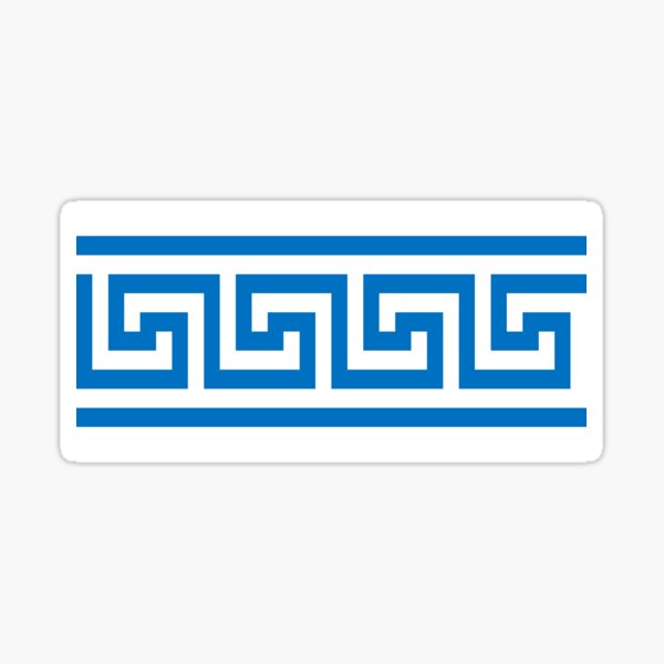 Colorful Greek Monogram Stickers – Cornerstone Impressions