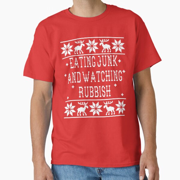 Item preview, Eating Junk And Watching Rubbish designed and sold by Christmas-Tees.