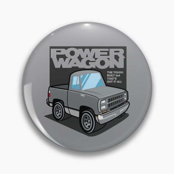 Item preview, Copy of Bright Silver Metallic - Power Wagon (1980 - White-Based) designed and sold by Justin Ellis.