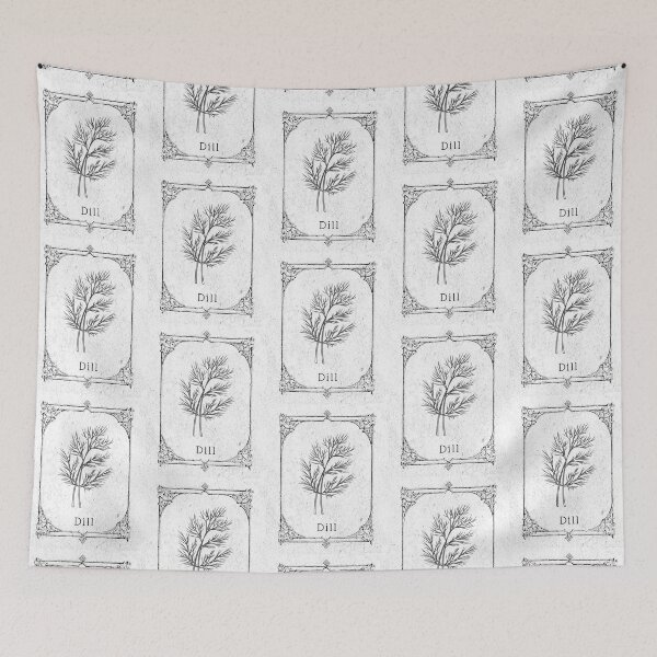 Item preview, Vintage Inspired Antique Apothecary Label - Dill designed and sold by everythinguever.