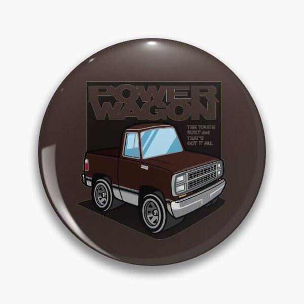 Item preview, Dark Brown Sunfire - Power Wagon (1980 - White-Based) designed and sold by Justin Ellis.