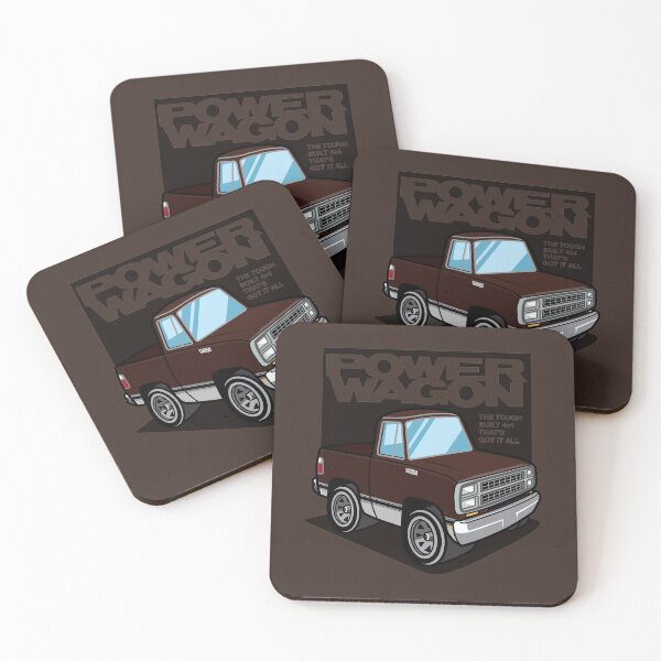 Item preview, Dark Brown Sunfire - Power Wagon (1980 - White-Based) designed and sold by Justin Ellis.