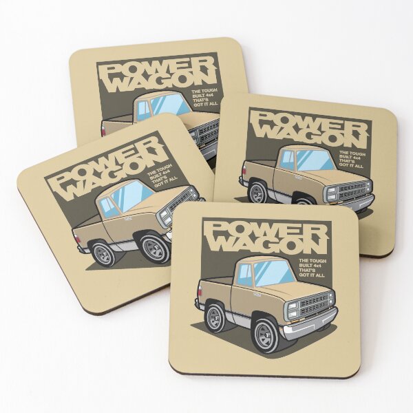 Item preview, Cashmere - Power Wagon (1980 - White-Based) designed and sold by Justin Ellis.