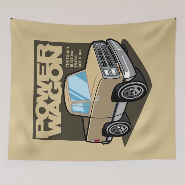 Item preview, Cashmere - Power Wagon (1980 - White-Based) designed and sold by Justin Ellis.