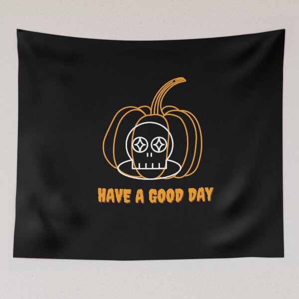 Item preview, Skull pumpkin Hallooween t-shirt designed and sold by 12tree.