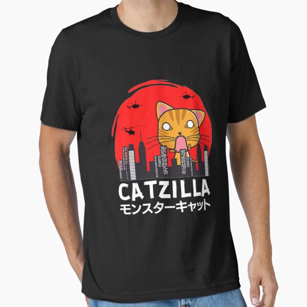 Item preview, Graphic Catzilla Japanese Funny Retro Catzilla Cats Lover Gift designed and sold by JindrichMartin.
