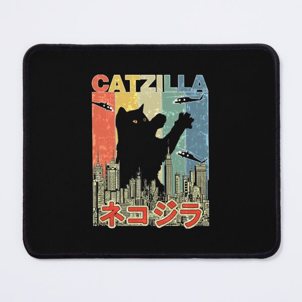 Item preview, Vintage Catzilla Japanese Sunset Style Cat Kitten Lover designed and sold by JindrichMartin.