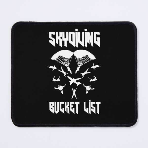 Item preview, skydiving bucket list designed and sold by Polla-Shirt.