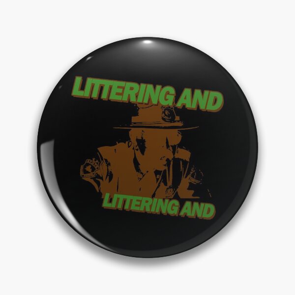 Item preview, Littering And! Sticker designed and sold by SeidyRoper.