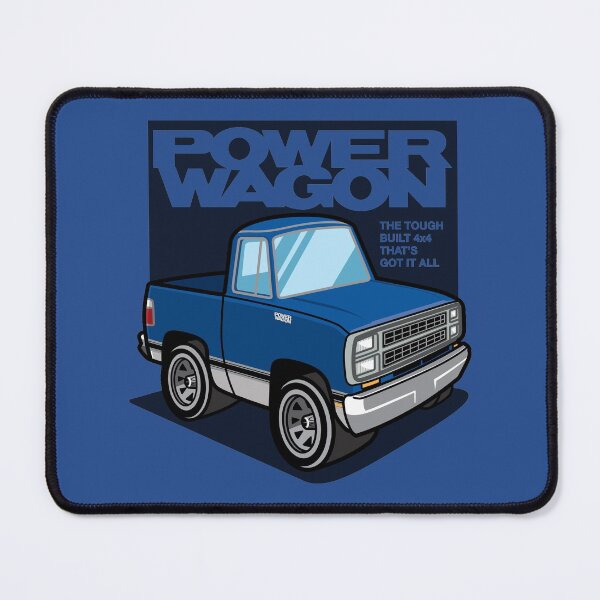 Item preview, Impact Blue - Power Wagon (1980 - White-Based) designed and sold by Justin Ellis.
