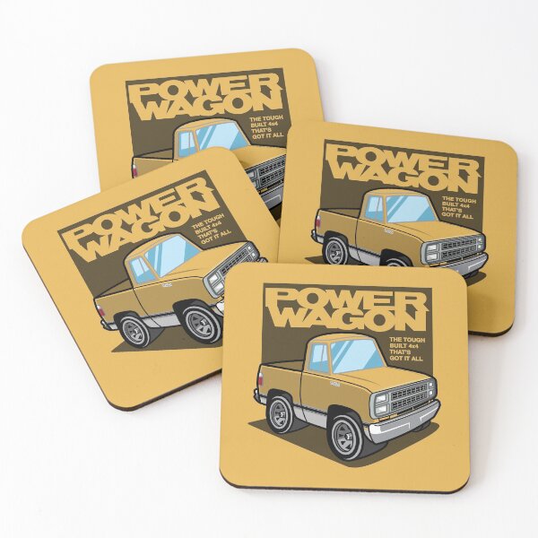Item preview, Impact Yellow - Power Wagon (1980 - White-Based) designed and sold by Justin Ellis.