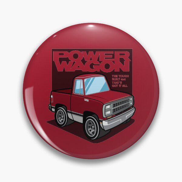Item preview, Impact Red - Power Wagon (1980 - White-Based) designed and sold by Justin Ellis.