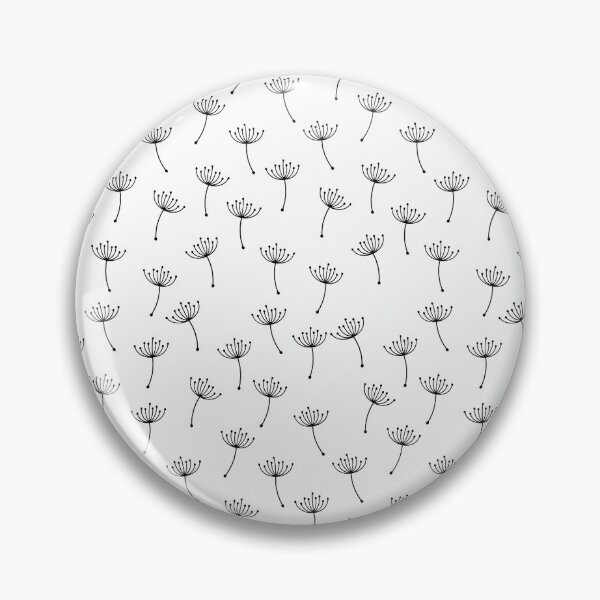 Item preview, Monochrome floral pattern in Black designed and sold by Celey-shop.