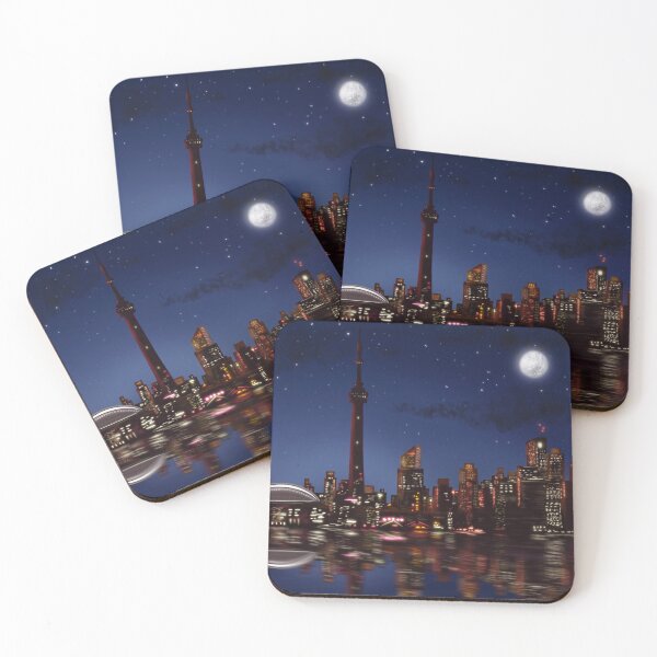 Item preview, Toronto skyline - Night  designed and sold by Tedoradesign87.