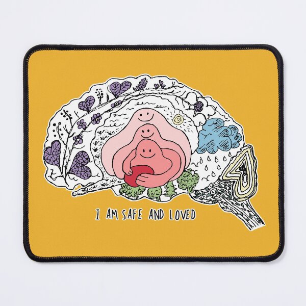 Item preview, I am safe and loved brain designed and sold by bittergodart.