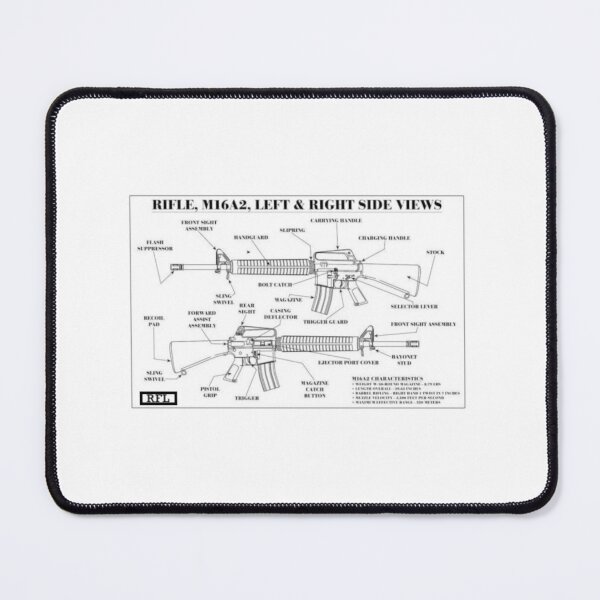 Item preview, M16- Rifle diagram designed and sold by RENAGADE4LYF.