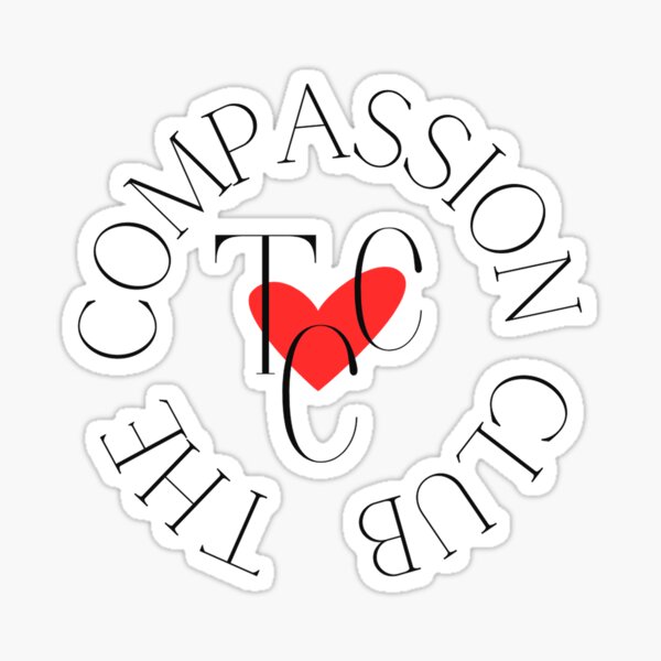 "The Compassion Club" Sticker for Sale by laurenpark1809 Redbubble