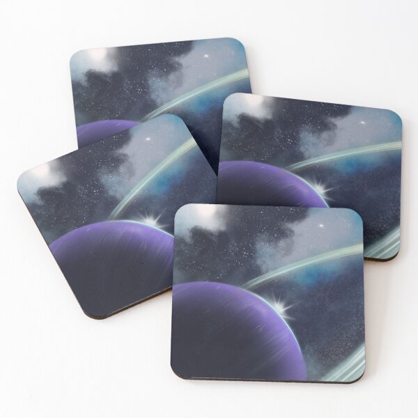 Item preview, Purple Planet with Rings in Space designed and sold by NuclearJackal.