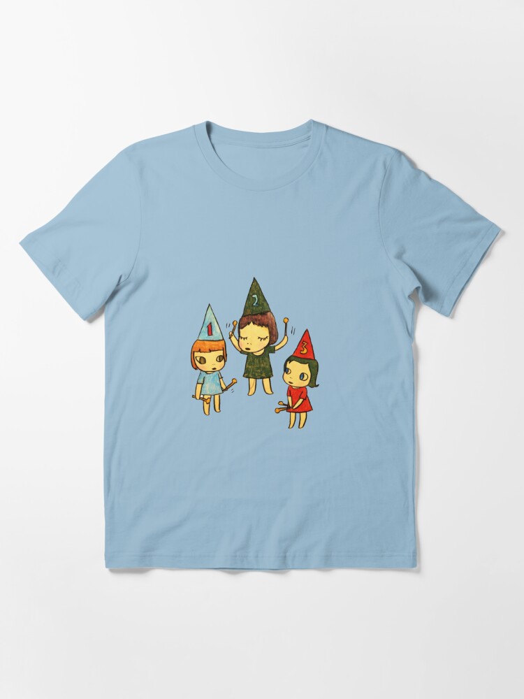 Yoshitomo Nara Three Little Girl Tshirt - Yoshitomo Nara Three Little Girl  Sticker Sticker for Sale by augusttee