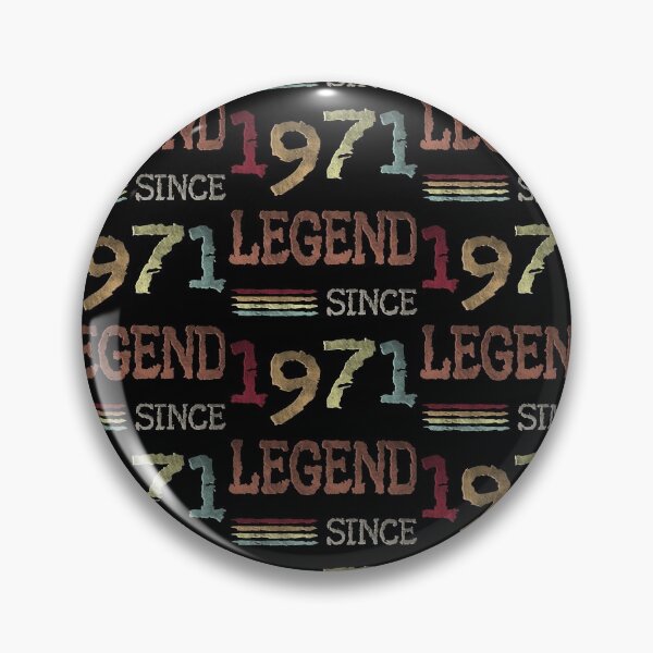 Item preview, Legend since 1971 And 1971 Funny Birthday Quote Born in 1971 designed and sold by GR-ART.