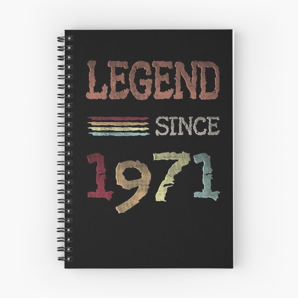 Item preview, Legend since 1971 And 1971 Funny Birthday Quote Born in 1971 designed and sold by GR-ART.